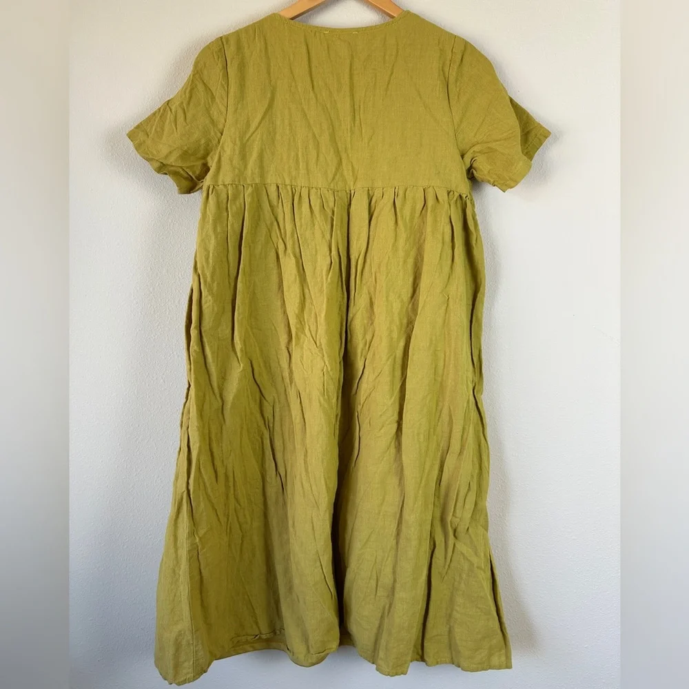 Roolee Olive Green Midi Dress - Picture 5 of 8